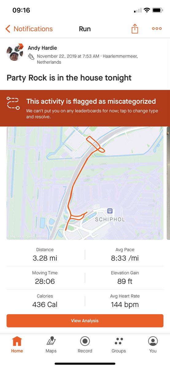 Hardoir's tweet photo. @StravaSupport Hey strava - My KOM has been removed - I ran my balls off to win it, it’s completely within my pace range, yet it has been removed?? No right of reply, nothing?? What a joke https://t.co/hXXMhUo65b