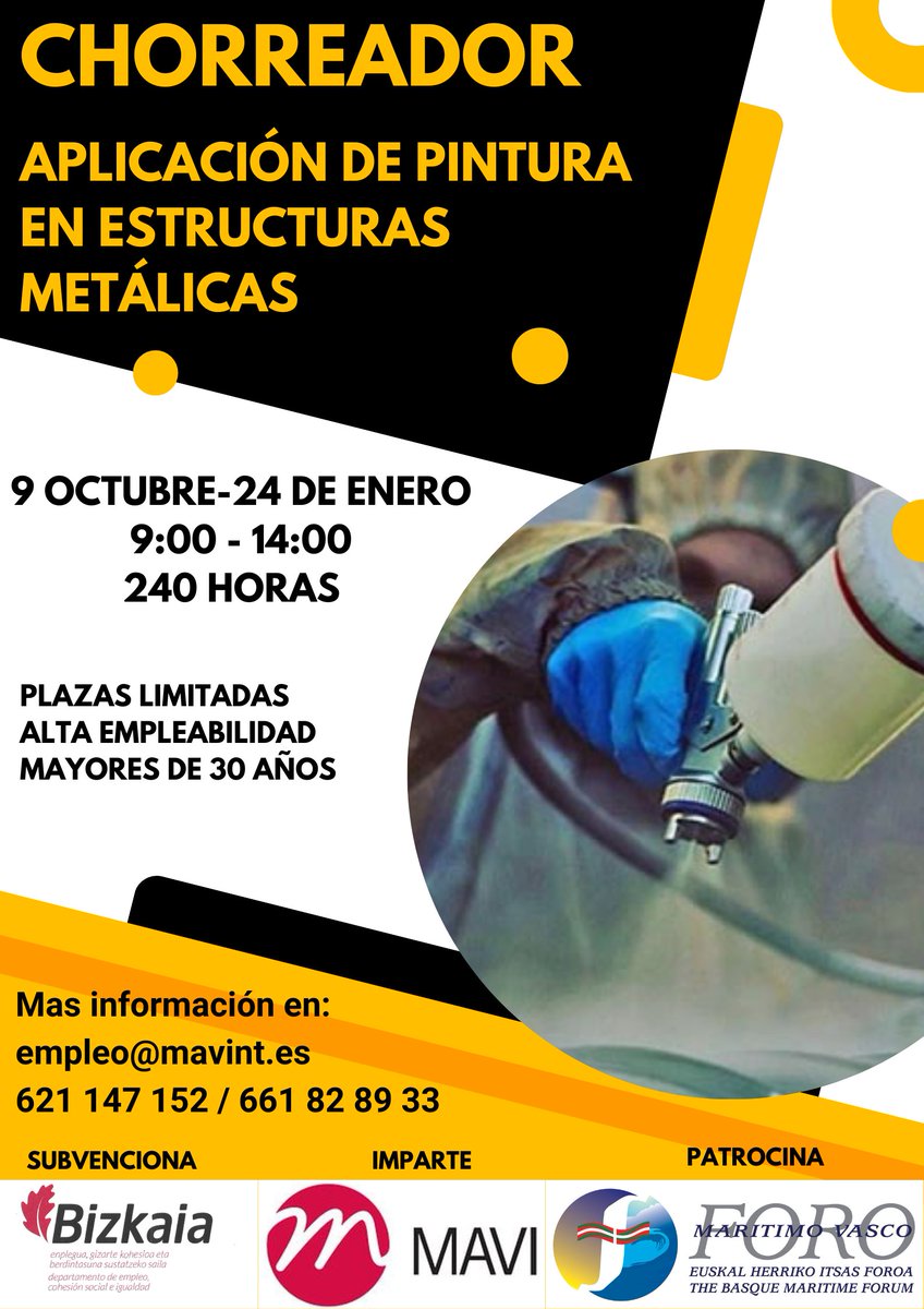 EUSKAL HERRIKO ITSAS FOROAk enplegu-hobekuntzaren bila dabiltzan langabetuak eta langileak laneratzeko prestakuntza-planak garatzen ditu.
Jarduera horiek <a href="/Bizkaia/">Bizkaiko Foru Aldundia/Diputación Foral de Bizkaia</a>  Enplegua, Gizarte Kohesioa eta Berdintasuna Sustatzeko Sailak diruz laguntzen ditu.