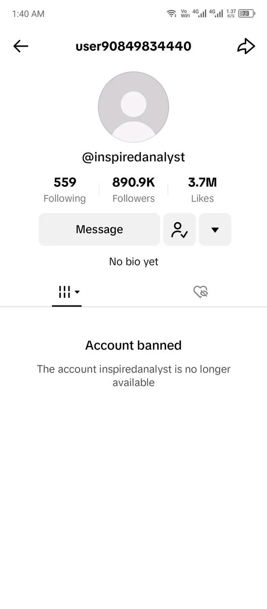 inspirdanalyst's tweet image. Day 6- Our Educational account is banned by TikTok .  Kindly retweet as much as possible!!!
@tiktok_us
@TikTokSupport
@tiktokcreators