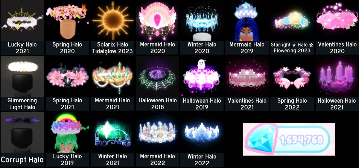 Selling halos and diamonds for PayPal or cashapp ! comment if interested &lt;3 #royalehighcrosstrades #royalehightrading #royalehighcrosstrade #royalehightrades #rhtrade #royalehighselling #royalehightrade #royalehightrade #royalehighhalotrades