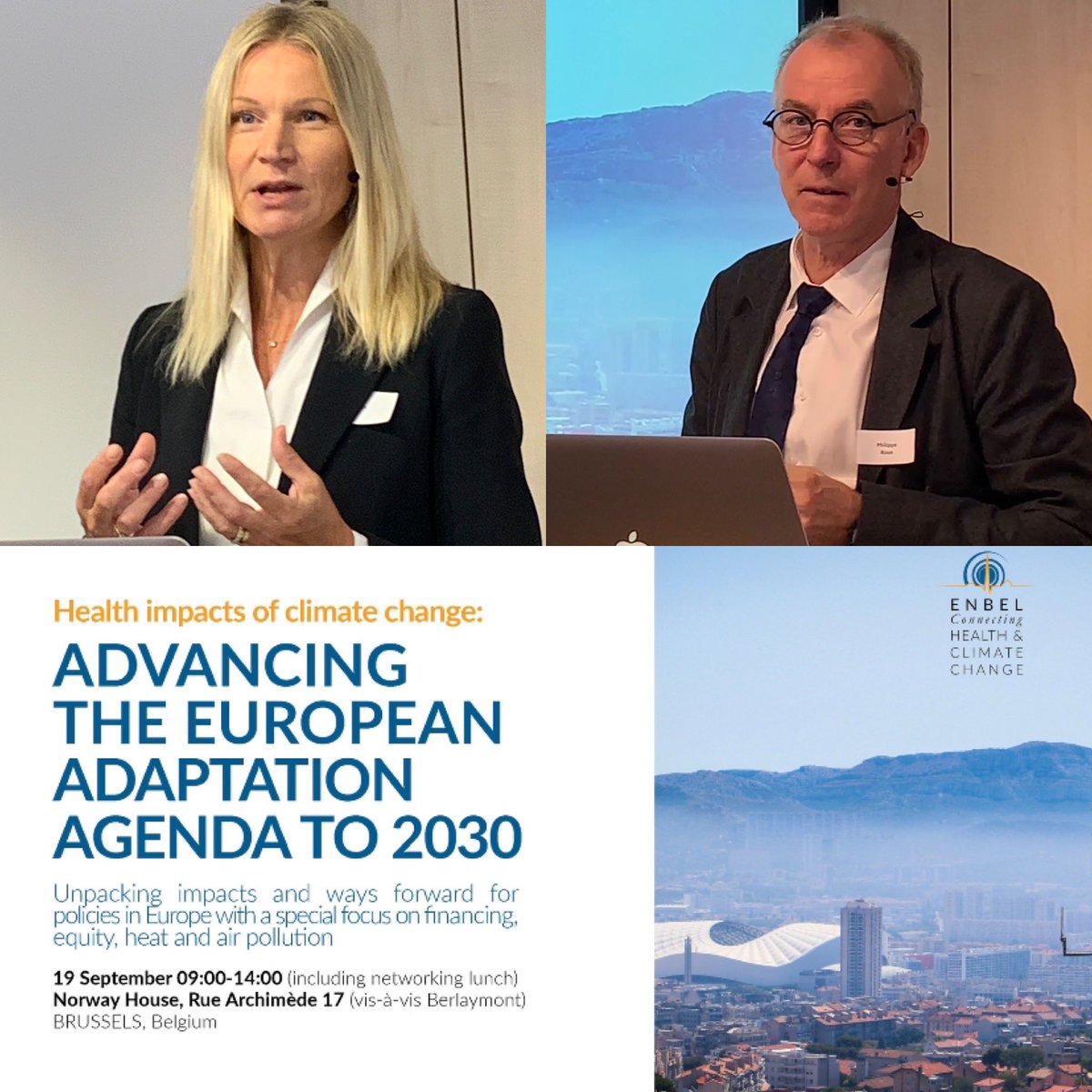 Connecting health and climate change (@enbel_h2020) on Twitter photo Connecting Health & Climate change: Elina Bardram, Director at DG Climate Action <a href="/EU_Commission/">European Commission</a> &
Philippe Roux, DG Health and Food Safety, European Commission <a href="/ENBEL_H2020/">Connecting health and climate change</a> Policy Conference.
Follow our live stream here: enbel-project.eu/news-page/enbe… Connecting Health & Climate change: Elina Bardram, Director at DG Climate Action <a href="/EU_Commission/">European Commission</a> &
Philippe Roux, DG Health and Food Safety, European Commission <a href="/ENBEL_H2020/">Connecting health and climate change</a> Policy Conference.
Follow our live stream here: enbel-project.eu/news-page/enbe…