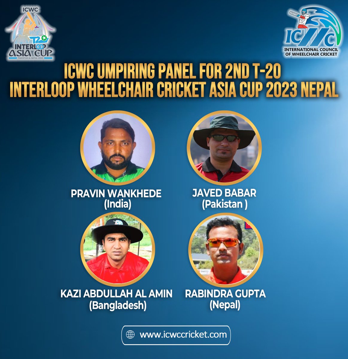 #missionasiacup2023#
#actionsports#
#Umpiring_Panel_ICWC#