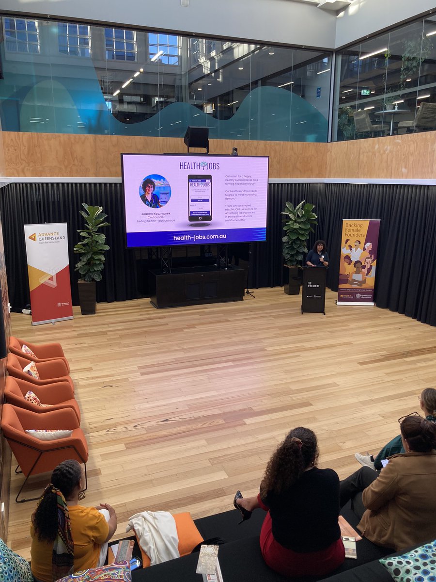 ideation_lab's tweet image. We’re excited to talk about our project HEALTH JOBS at the @AdvanceQld a First Nations Female Founders Workshop. health-jobs.com.au