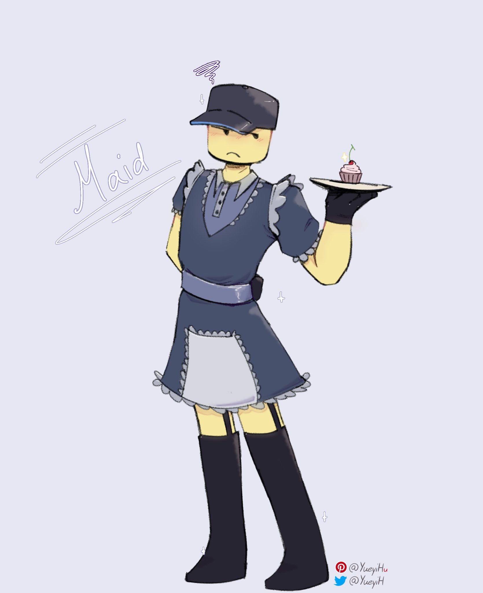 i did drawing of rebel from game called evade. #roblox #robloxart