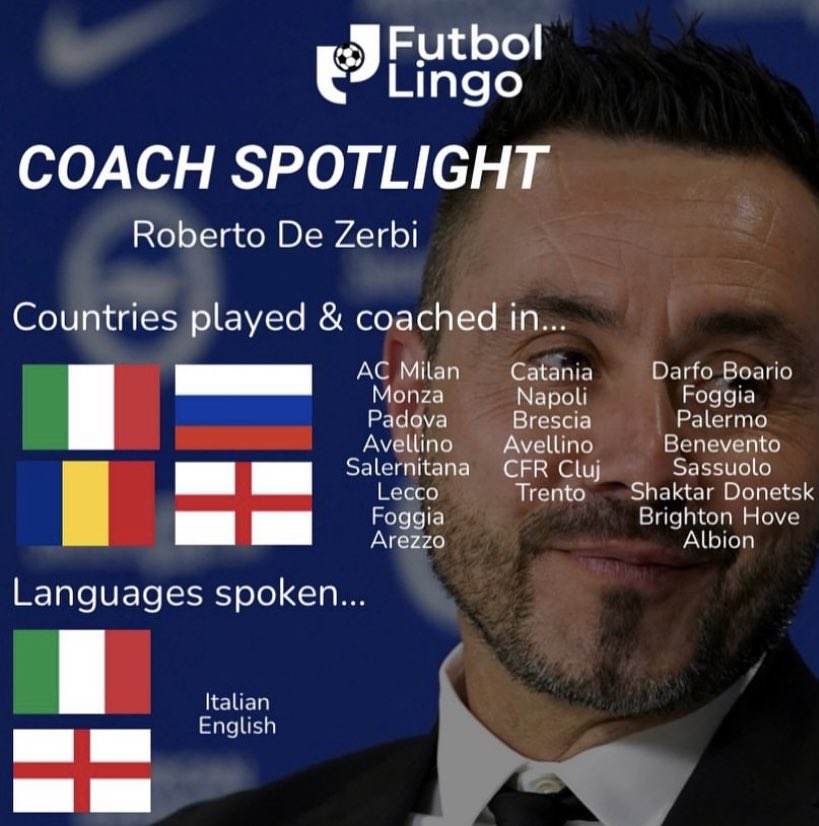 In world football, where does De Zerbi rank in comparison to the top coaches? 📈

Are we witnessing the “new Guardiola” …? Could this man be the future Barcelona or Real Madrid Head Coach? 

Is he that good? What’s your thoughts?  

#Brighton #DeZerbi #RobertoDeZerbi #Bilingual
