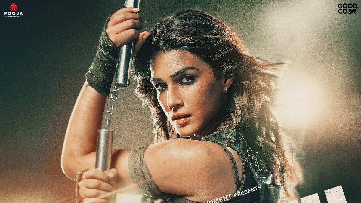 JASSI mode On ⚡

#KritiSanon as Jassi 🔥

Wildest looking character, toughest and most challenging role of Kriti in  #Ganapath 💥💥💥

#MeetJassi on this Dusshera 🔥

#TigerShroff #GanapathPart1 
#GanapathOn20thOctober 
#Bollywood #TrendingNow