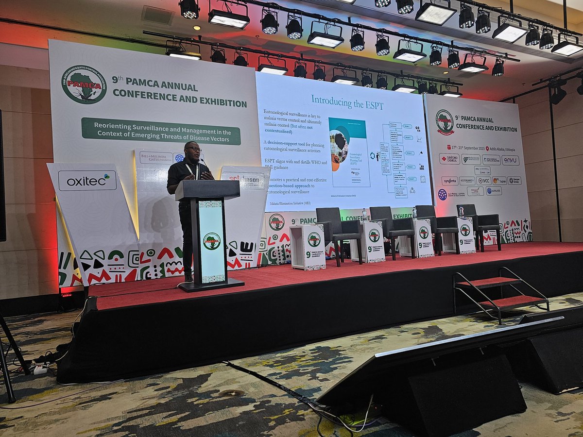 HAPPENING NOW @#PAMCA2023

MALAWI chapter President <a href="/SteveGowelo/">Steve Gowelo</a> speaking on a digital surveillance entomological planning tool. Ballroom 2.