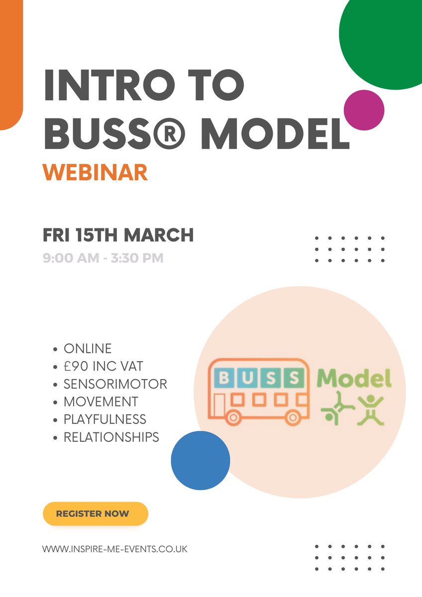 LtdInspire's tweet photo. Are you curious about the innovative BUSS® Model and its profound impact on children who've faced early developmental challenges? Join us on March 15th, 2024, for a compelling webinar to uncover the transformative power of BUSS® 🌱💕#BUSSModel #InspireMe #CPD https://t.co/8Ijuif685Z