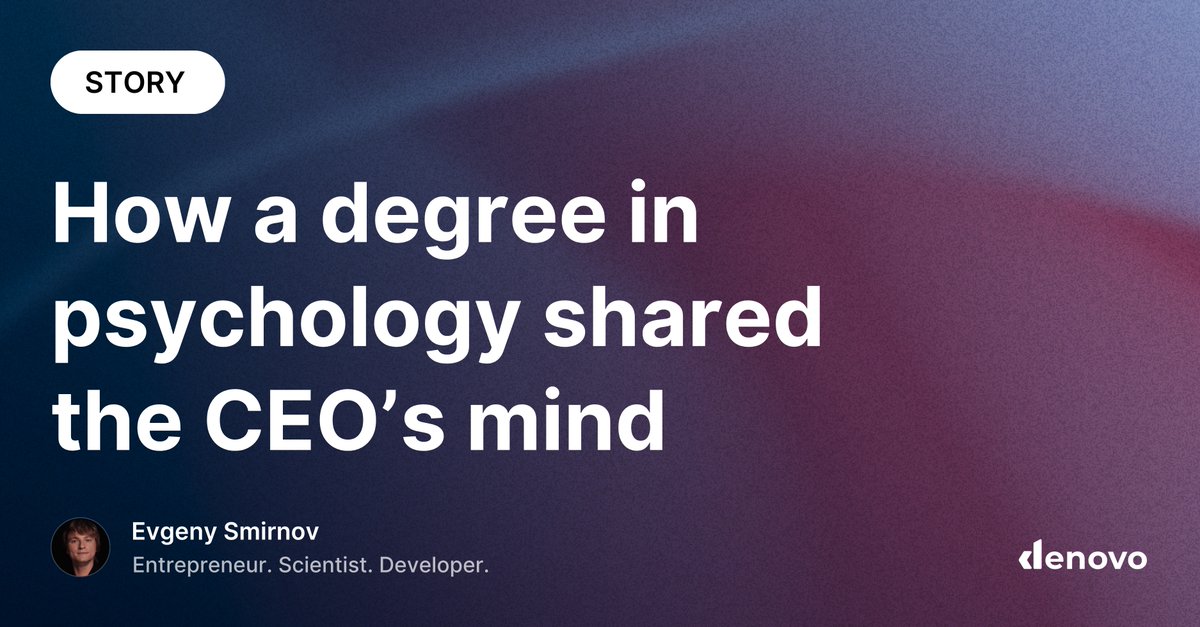 denovo_team's tweet photo. Thread: From software developer to psychologically equipped CEO — the journey of @smirik, Founder of @denovo_team (from his perspective). #CEOmind https://t.co/wih1g0Rce7