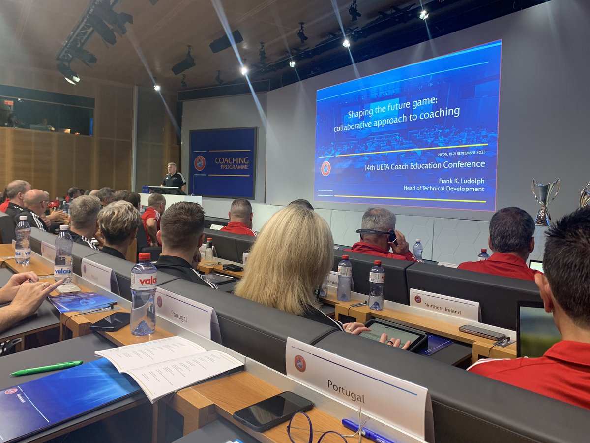 NiallORegan29's tweet image. @Frank_K_Ludolph opening the 14th @UEFA Coach Education Conference Shaping the future game: The collaborative approach to coaching. 

@FAIreland @FAICoachEd 

#lifelonglearning
#learnercentred
#realitybasedlearning
#UEFAcoaching 
#expertise