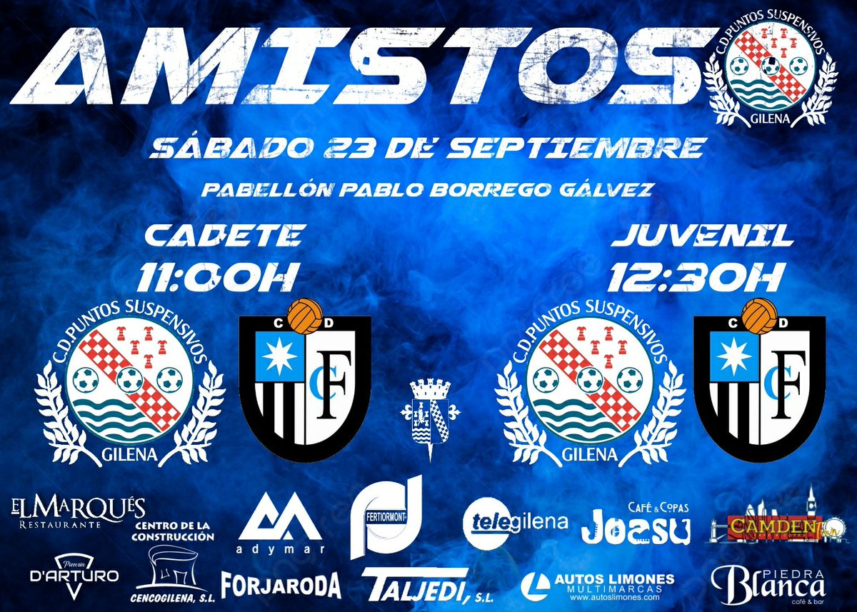 La cantera entra en escena🕹

⏳Primer test de pretemporada para juvenil y cadete donde recibimos a los amigos de Futuro Carmonense.

Te esperamos en el Pablo Borrego 🤗