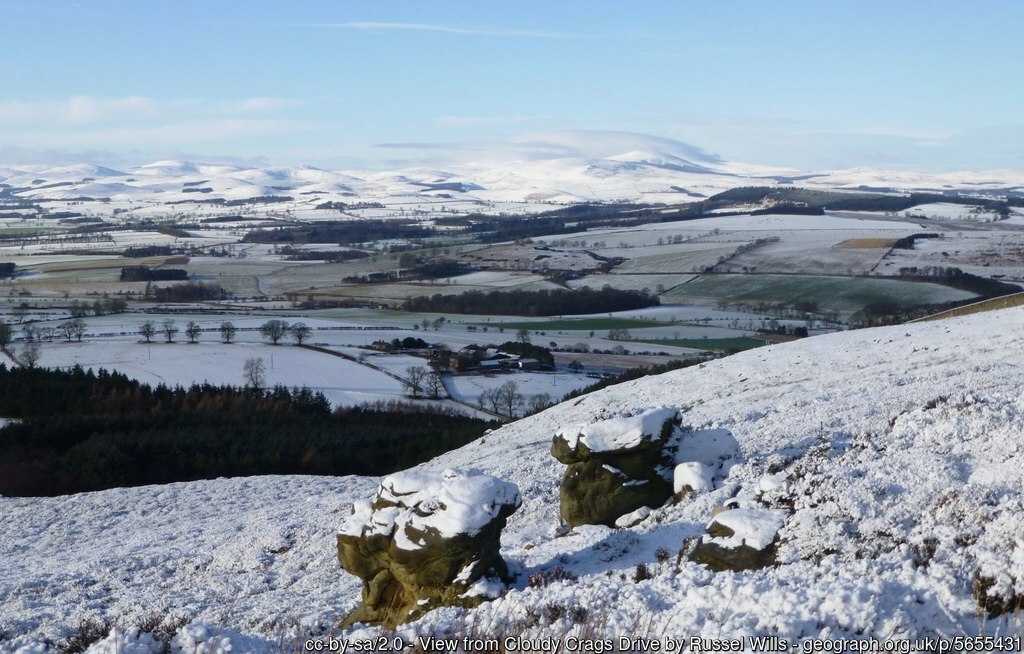 geograph_bi's tweet photo. Picture of the Day from #Northumberland 2018 
#CloudyCrags #BrizleeWood #RiverAln #TheCheviot #radar #winter #snow #potd  https://t.co/gH4XwUMcO4 by Russel Wills https://t.co/SVslg8PDe8