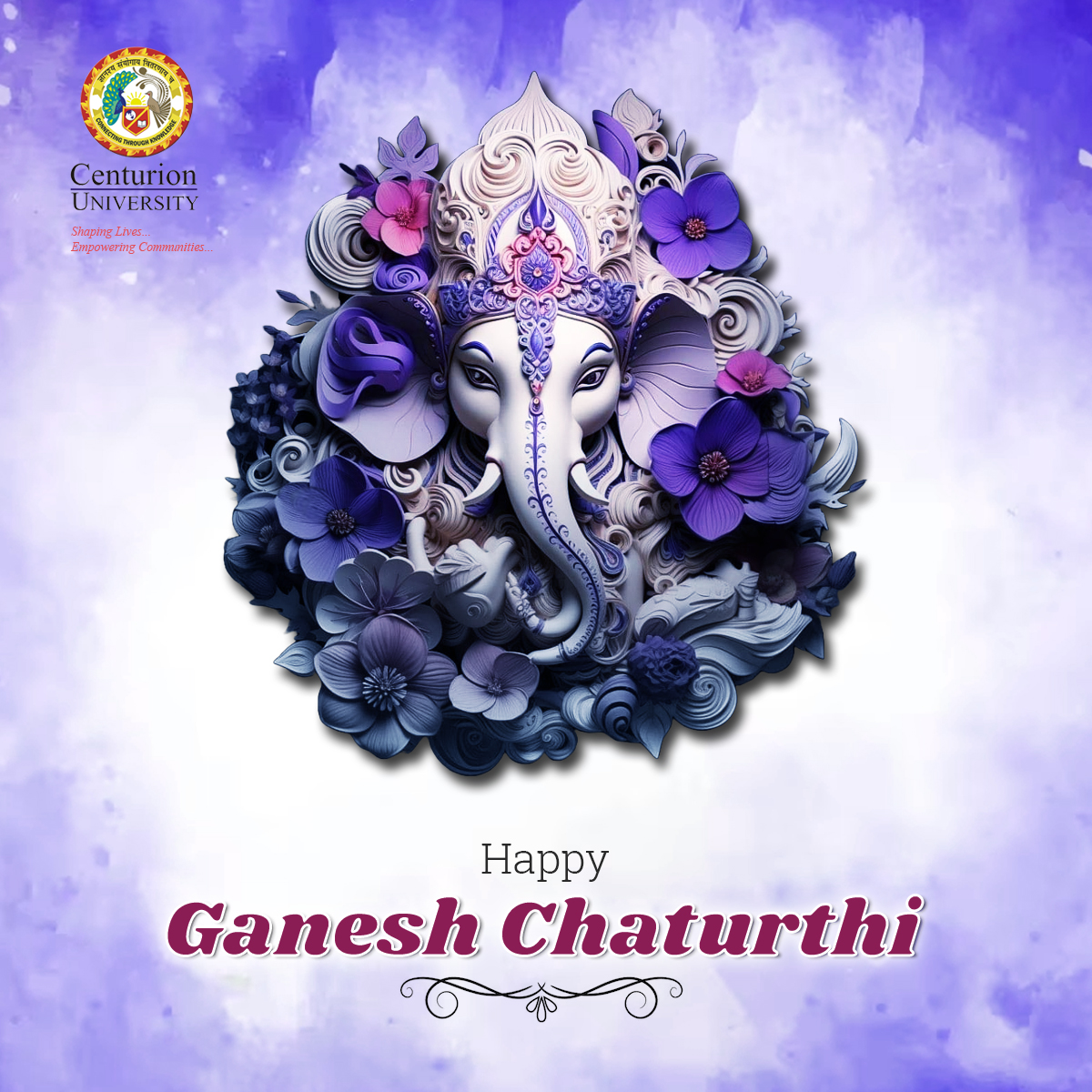 CUTMIndia's tweet photo. May the remover of obstacles, Lord Ganesha, pave the way for a life filled with happiness and success.
#GaneshaBlessings #GaneshChaturthi #FestivalVibes #NewBeginnings #GanpatiBappaMorya #CENTURIONUNIVERSITY #STUDYATCENTURION #LEARNTHEWORLD #BESTSKILLSUNIVERSITY https://t.co/49v03wyLiJ