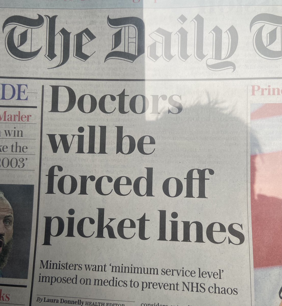 ErnestCoret's tweet photo. #NHS Doctors be like:

TRY, just try 

#BMA https://t.co/GWIckwdVPO