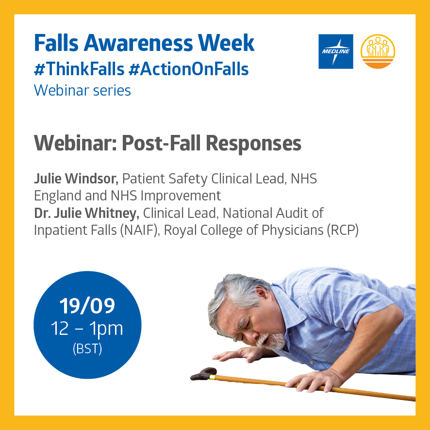 Day 2 of #FallsAwarenessWeek! So much great activity already! Today from 12-1pm (BST), don’t forget our webinar with @juliecwindsor and Julie Whitney on Post Falls Management. Still need to register? bit.ly/44atsry #ThinkFalls #ActionOnFalls