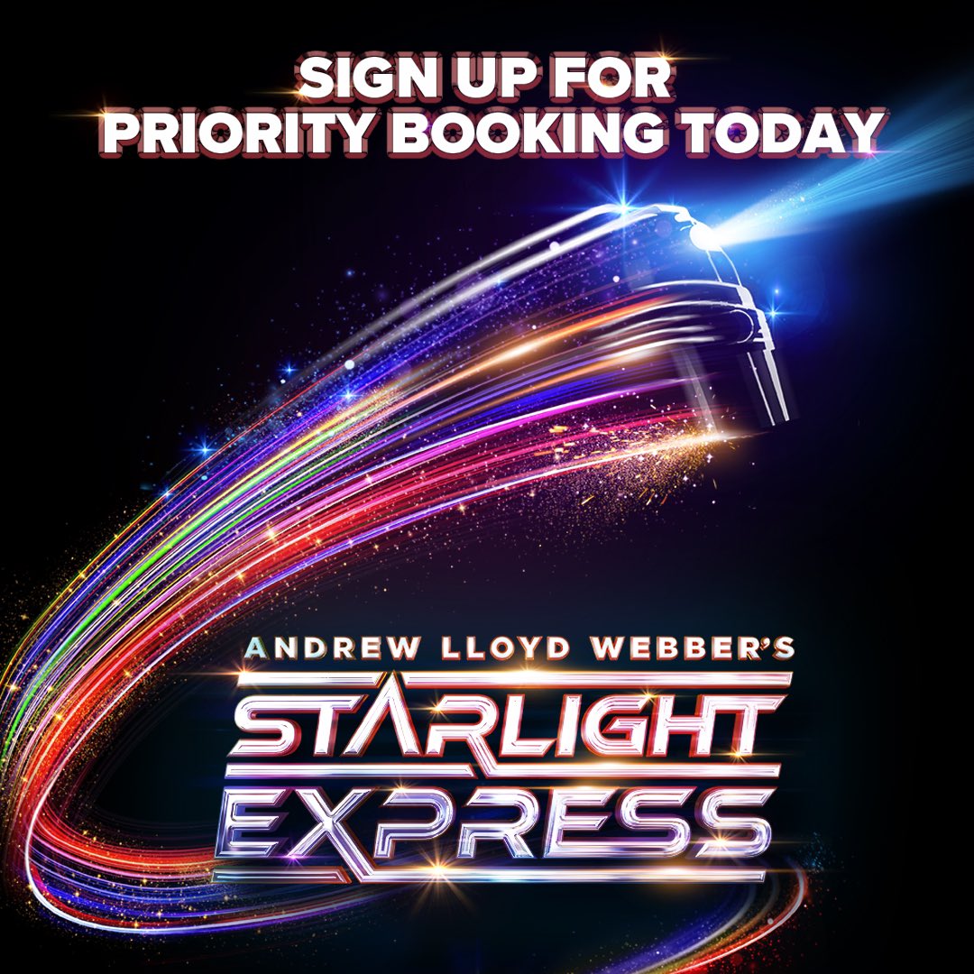 THE LEGEND IS BACK!

Beloved <a href="/OfficialALW/">Andrew Lloyd Webber</a> musical #StarlightExpress returns to London in summer 2024, departing from the specially designed Starlight Auditorium @troubadourWPark 💫🚂

Get your skates on and sign up for exclusive pre-sale access: starlightexpresslondon.com