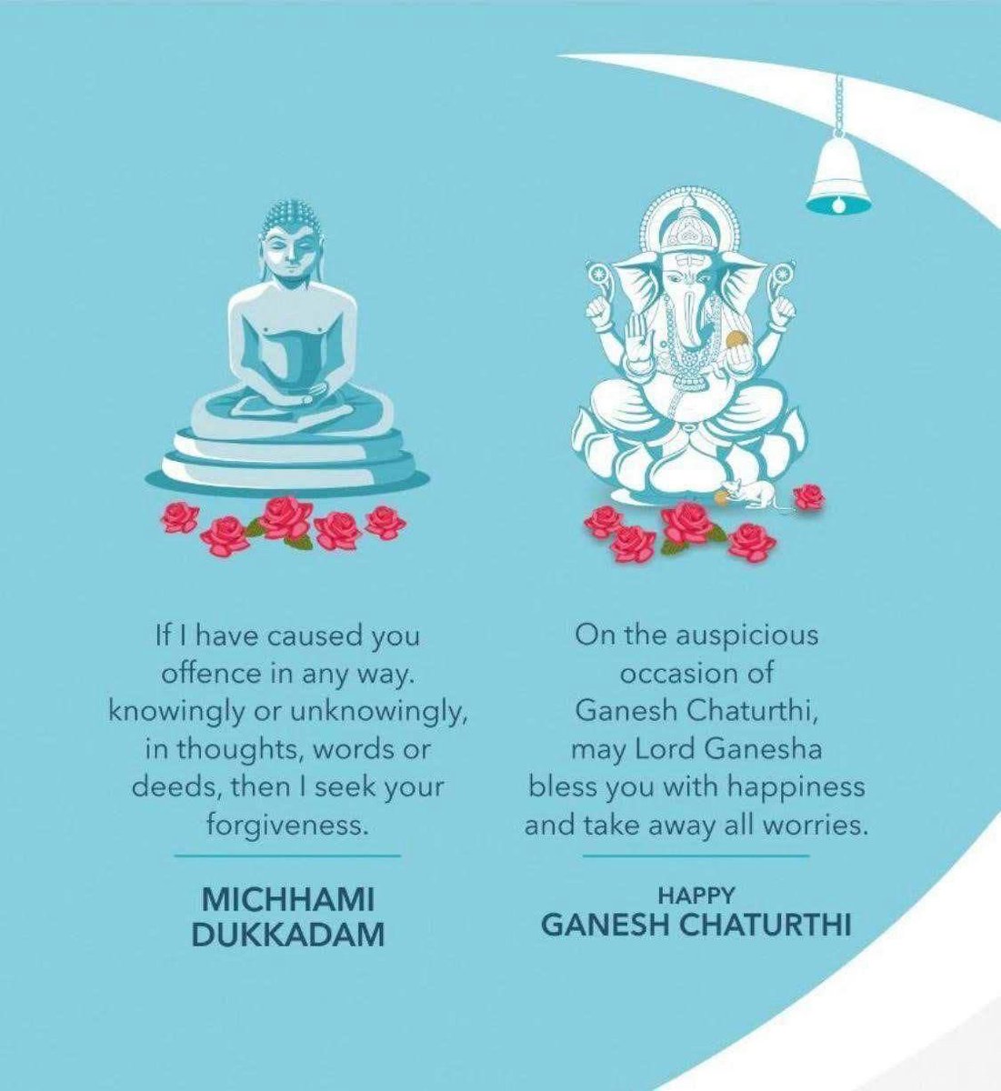 RinaaShah's tweet photo. #MicchamiDukkadam #GaneshChaturthi https://t.co/FyCM96djLI