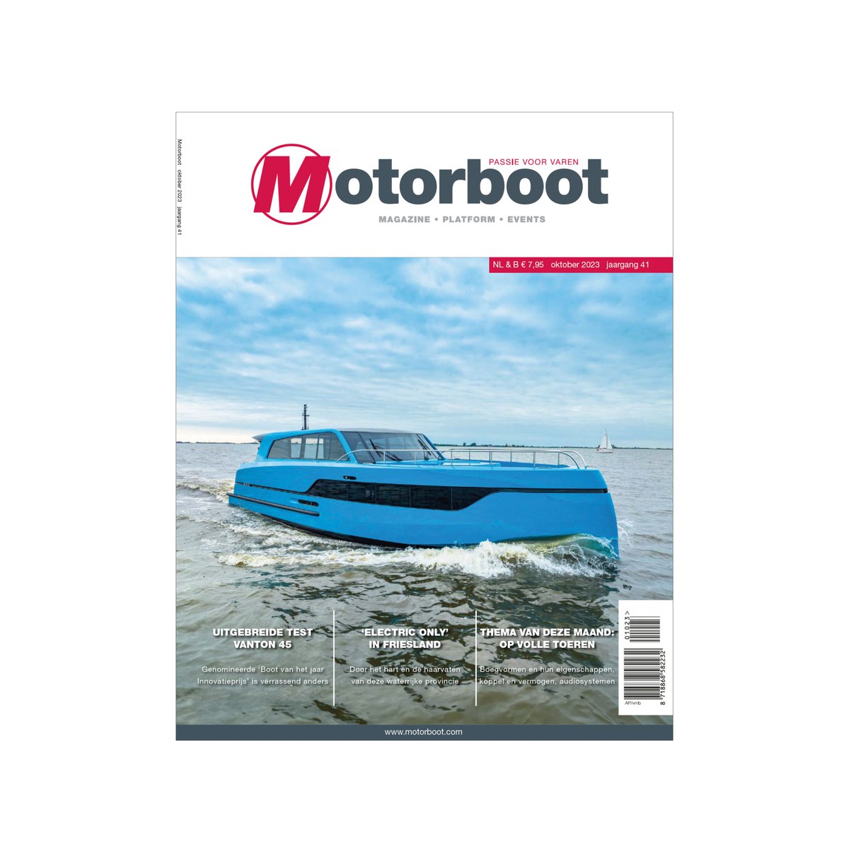 Vanaf vandaag verkrijgbaar bij de
boekhandel en bij de abonnees op de deurmat: het
oktobernummer van Motorboot.

📣 Bestel het oktobernummer op onze website:
motorboot.com/webshop/ of kijk voor een
verkooppunt bij jou in de buurt:
motorboot.com/verkooppunten/. Veel
leesplezier!