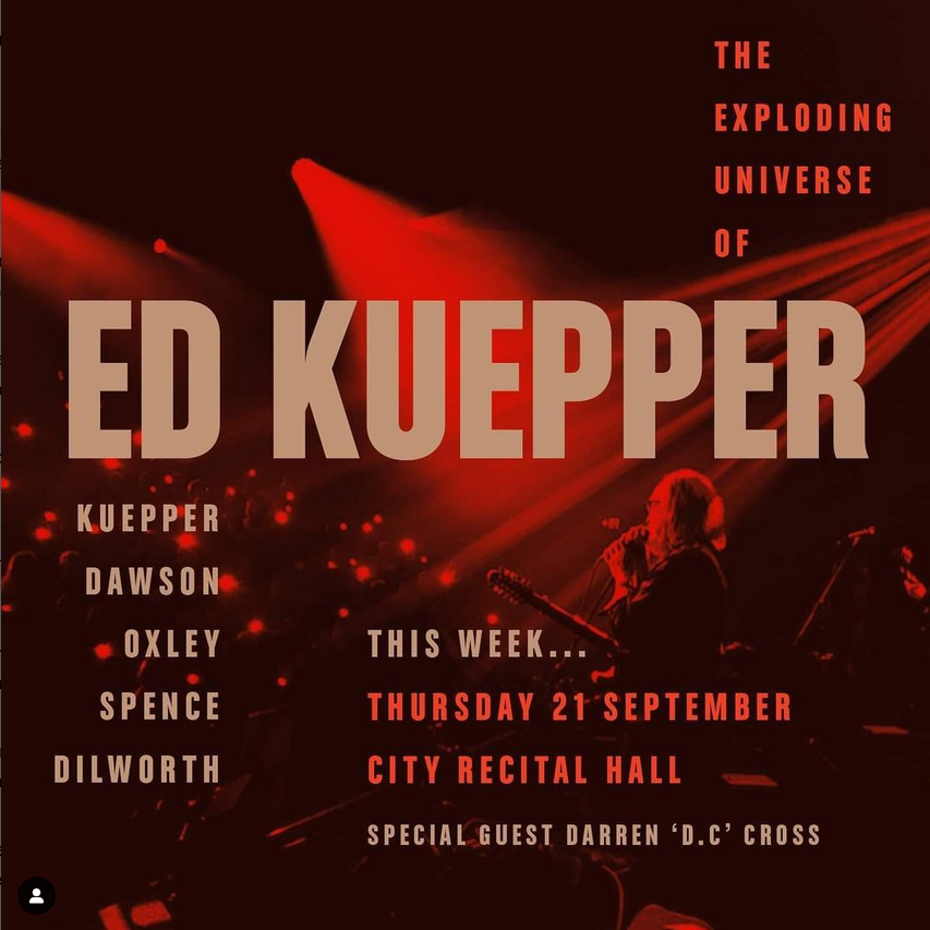 “The band is blistering; Peter Oxley and Mark Dawson are locked in as tight as Superglue stuck between two fingers. Alister Spence is masterful on keys. Eamon Dilworth on trumpet brings echoes of Miles Davis’s “Sketches in Spain” set to a solid backbeat. It rocks.” -