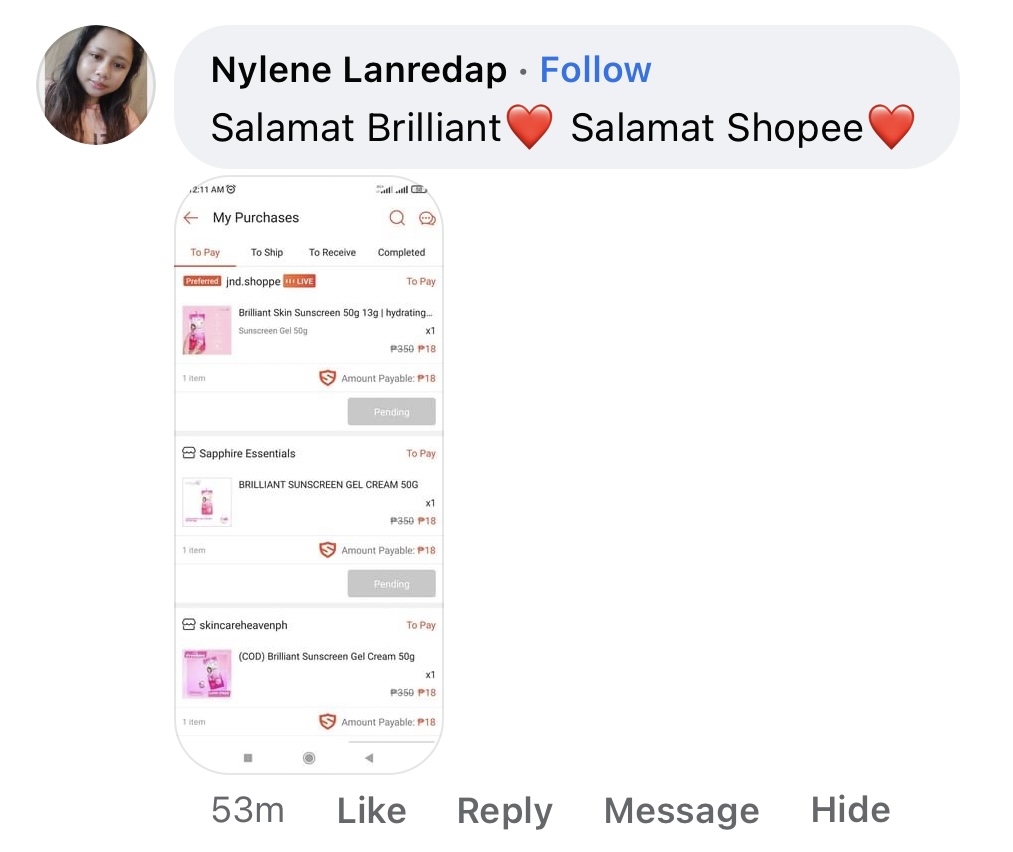 IamMissGlenda_'s tweet photo. Waa! Ilan pa lang 'yan sa mga nag puyat at nakapag check out sa ating ₱18 deal kaninang madaling araw! 😍

Talagang nag alarm at inantay talaga nila 'yan para makipag unahan sa stocks! 🤗

Biruin mo ba naman, 3,000 yung stocks pero in just less than 20 seconds, SOLD OUT! 😱 https://t.co/3oxUQhcgNa