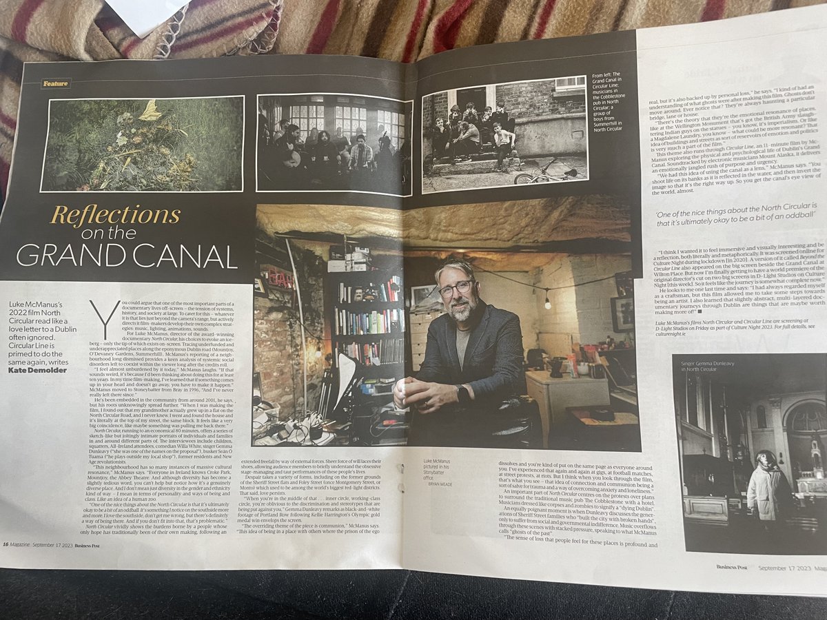 lukemcmanus's tweet image. Thanks @katedemolder and @businessposthq for the coverage of this Friday&apos;s @CultureNight event at @dlightstudios - the big screen premiere of the Director&apos;s Cut of the short film #CircularLine &amp;amp; a special @northcircular_ event. #northcircular plus slideshows, installations &amp;amp; more