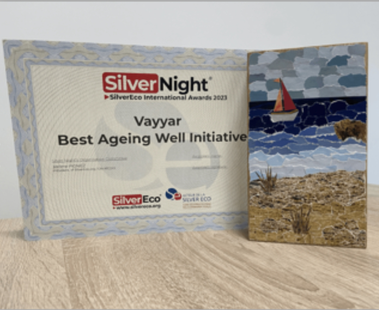 VayyarInc's tweet image. We're thrilled to share that Vayyar Care has picked up two prestigious awards at the #SilverEco & #AgeingWell International Festival in Cannes, in recognition of our leading-edge #falldetection and #activitymonitoring offering!