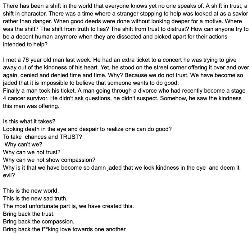 OOTRealOnes's tweet image. Please read. Please think. Please do #whereisthelove #whereisthehope #whereishumanity