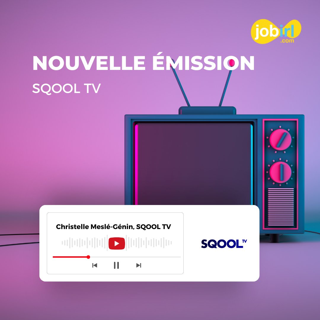 🌟MEDIAS 🌟<a href="/cmeslegenin/">ChristelleMesléGénin</a> était sur le plateau du Mag de #SQOOLTV by @PATRICEBOISFER  pour parler #orientation :

📺 « 𝗢𝗿𝗶𝗲𝗻𝘁𝗮𝘁𝗶𝗼𝗻 : 𝗳𝗮𝗶𝗿𝗲 𝗲𝗻𝘁𝗿𝗲𝗿 𝗹𝗲𝘀 𝗺𝗲́𝘁𝗶𝗲𝗿𝘀 𝗮𝘂 𝗰𝗼𝗹𝗹𝗲̀𝗴𝗲

🎦Retrouvez l’émission à 00:01:00 👉bit.ly/sqooltvjobirl
