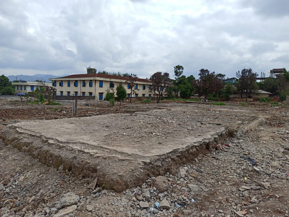 yumrupachandra's tweet photo. @IndEditorsGuild Meitei house in more than one locality in Churachanpur has been flatten. How is that heavy machinery have been allowed to be used? Any media in CCPUR reported? Please investigate. #ManipurFightsBack https://t.co/BaK0pa3R5r