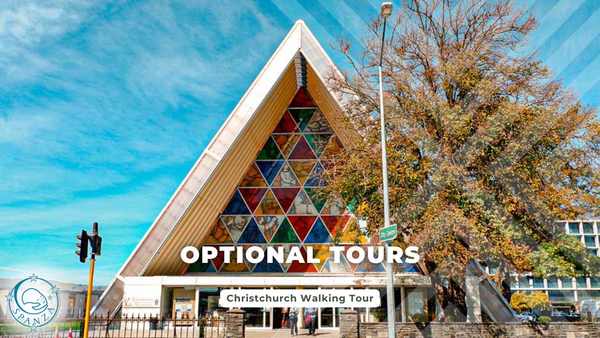 Explore Christchurch with a 90-minute walking tour around the city. Visit cultural sites, historic landmarks, & the stunning city surrounds with a local guide whilst learning about the Māori Culture. Head to our website to register & book spanza.org.au/2023 #SPANZA23CHC