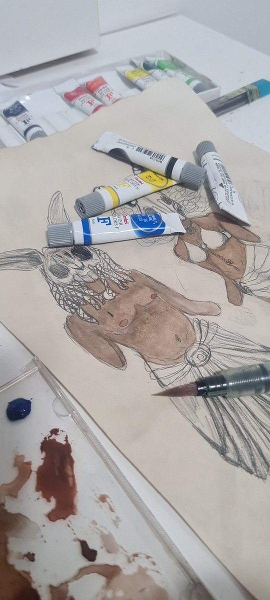 yipeee_idraw's tweet image. A little wip :)
_🐯_