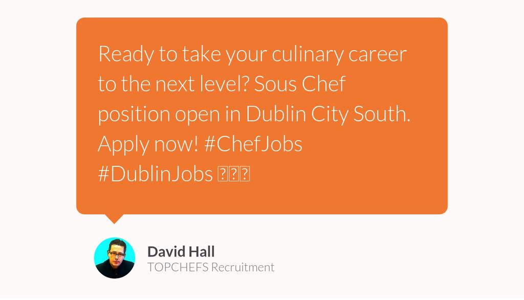TOPCHEFSIE's tweet image. Sous Chef opportunity in Dublin City South! If you're a culinary professional seeking a new challenge, we want to hear from you. #ChefJobs #DublinJobs 🍴👨‍🍳

Read the full post: Sous Chef
▸ lttr.ai/AHF3z

#KeyResponsibilities #Chefs #Restaurants #Restaurant