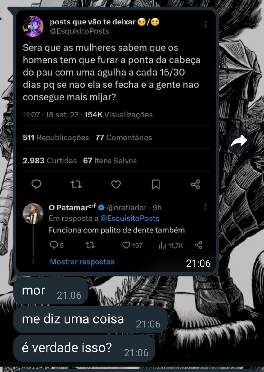 É verdade sim, todo dia isso