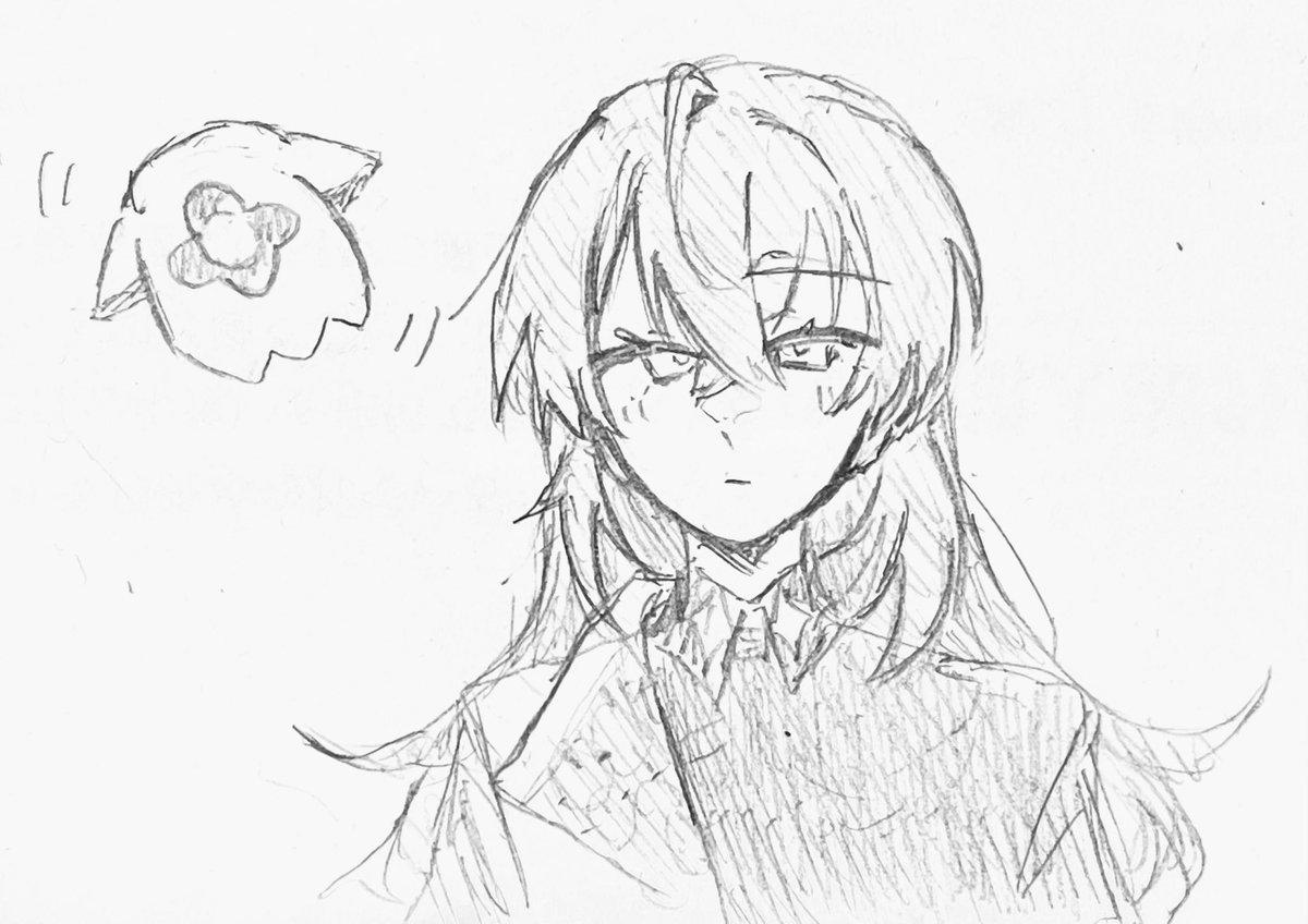 IuI_000's tweet photo. 資料見ないで描いた星導 https://t.co/ZJ6Caan0jN