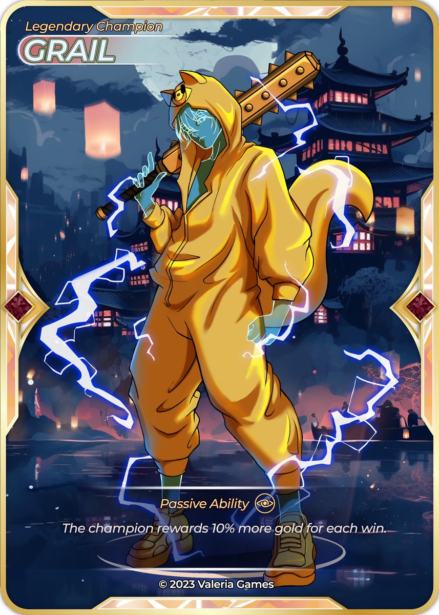 I have become an NFT thanks to @ValeriaStudios! My @Azuki PFP is minting as  a legendary, playable card character in the upcoming Valeria web3 game.  This is a great example to the