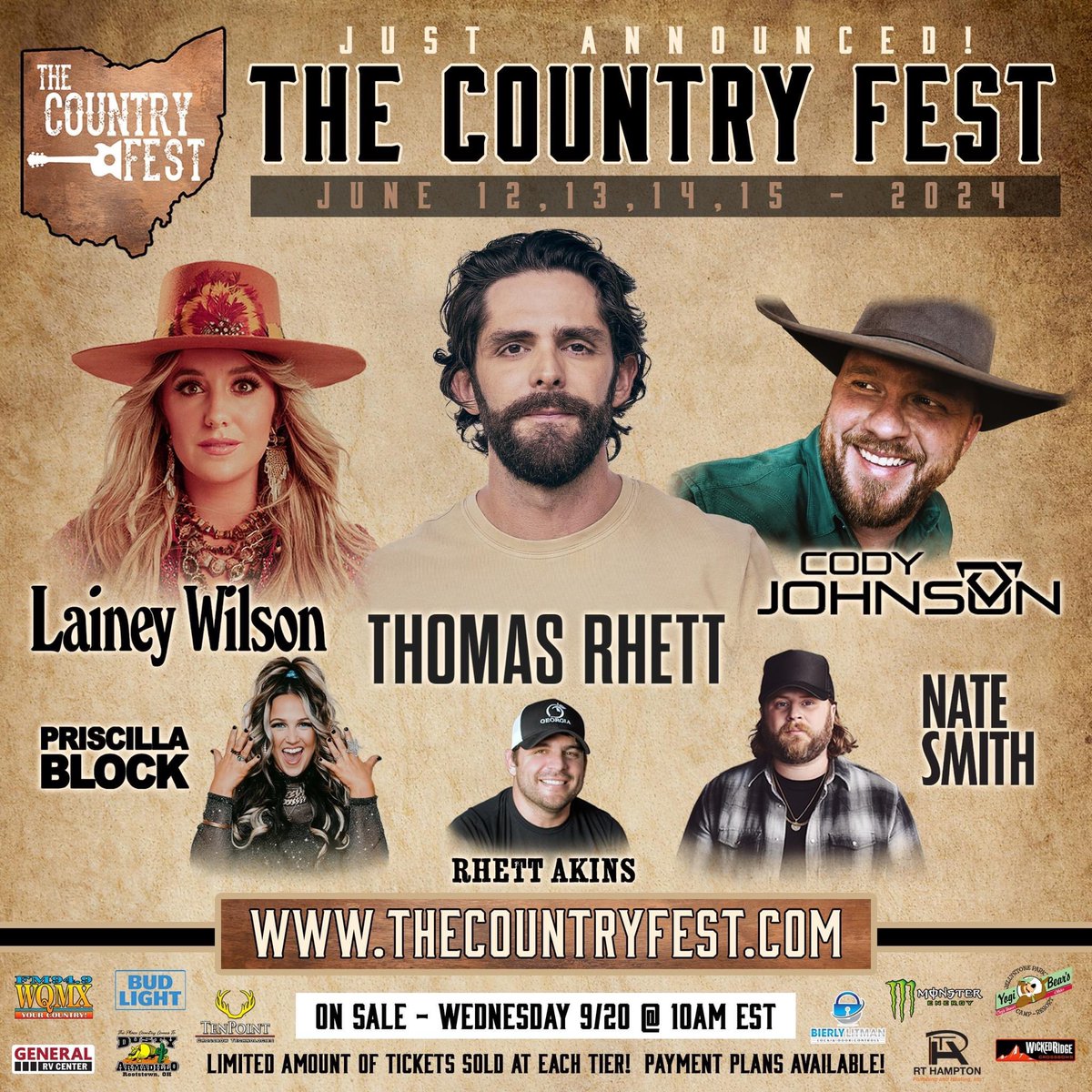 MATTbossPLYBON's tweet photo. Get ready for 2024!!! #TheCountryFest https://t.co/bJllbN6NmZ