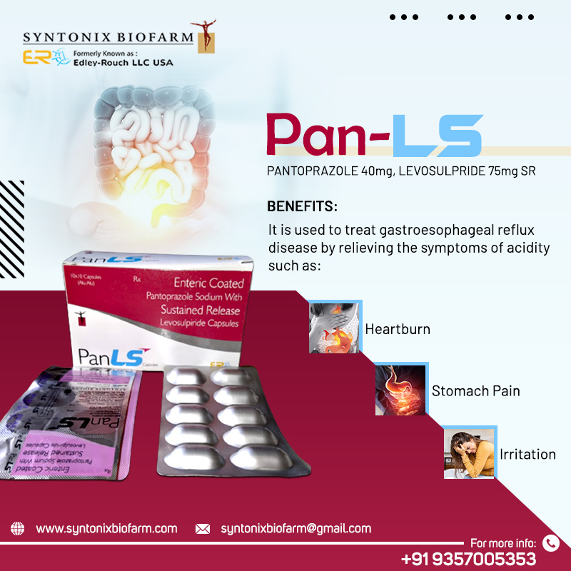 SBiofarm's tweet image. Introducing PAN-LS By Syntonix Biofarm.
#topqualitypharmaproducts #manufacturers #qualityhealth #Qualitylife #syntonixbiofarm #ThirdPartyManufacturing #thirdparty #PCDPharma #toppharmafranchisecompanyinindia #toppharmamarketindia