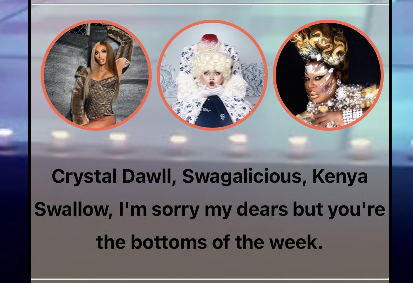 blondasaids's tweet photo. #DDRAS2 🌟 [EP02]
Design Challenge

Mini Winners: Temp Ta’Tion + Crystal D.

Maxi Winner: Temp Ta’Tion
Top Two: Azure Lacy
High: Winchest Her
Bottom: Crystal Dawll + Swagalicious
Elimination: Kenya Swallow https://t.co/lhgD76vNjr