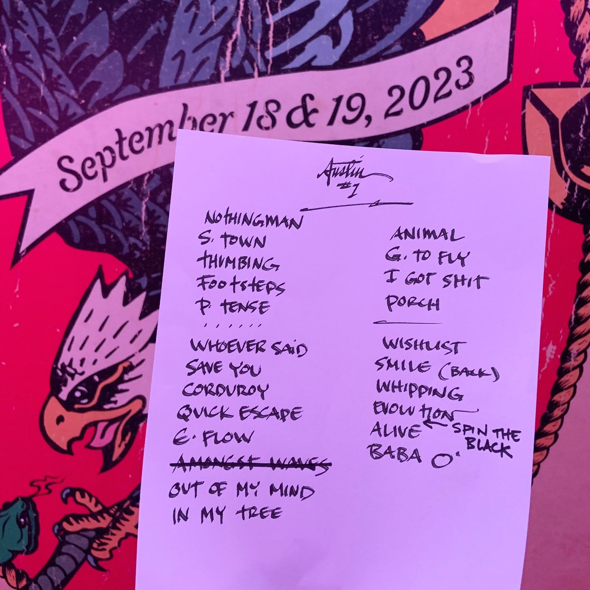 PearlJam tweet picture