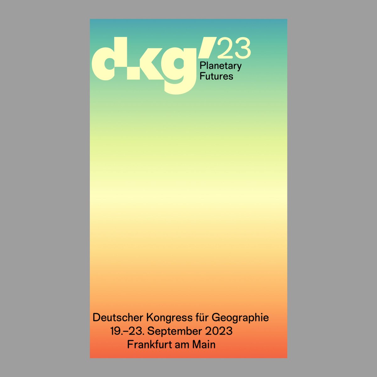Heute beginnt in Frankfurt der Deutsche Kongress für Geographie 2023 <a href="/dkg2023/">DKG '23: Planetary Futures</a> - wir sind dabei u.a. mit einem Workshop zu „Gewerbegebieten - fit für die Zukunft!?“ und einer Praxis-Lecture „Angewandte Geographie: Verantwortung …  in der und für die Politik“ mit <a href="/StephanMuckel/">Stephan Muckel</a>