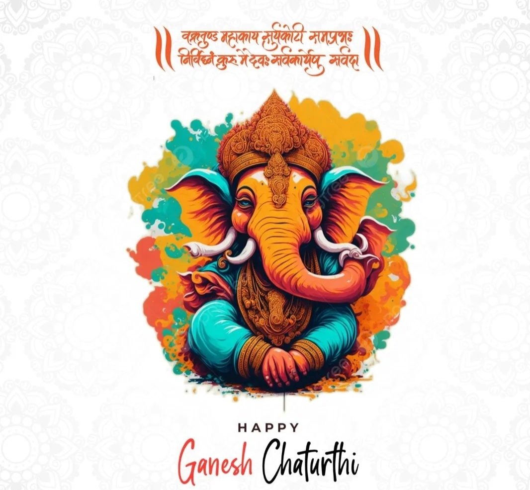 DharmaiMarky's tweet photo. May Lord Ganesha remove all obstacles from your path and shower you with his blessings of happiness, prosperity, and good health. Happy Ganesh Chaturthi 🙏🏻 https://t.co/fY4gDQudfL