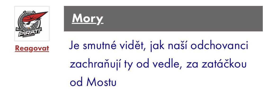 Mít mindrák po letech tak velký, že zaměníš odchovance Kadaně za odchovance jiného klubu? To zahřeje Honzo. Pokud tedy není @NickHlava zvyklý na onikání. 🤷🏼‍♂️ #mistrikominu #vladciCSA