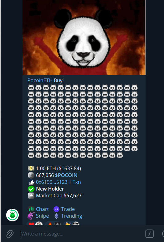 Pocoin88's tweet photo. $POCOIN was Stealth launched last sunday a community based #memecoin with one mission to build decentralized ecosystem. 
0% Tax, Surprising everyone FEELS GOOD MAN.

"Panda is just Panda'ayping around"

BinanceUS #FEELSCOOLMAN 🐼 #FOMC #POCOIN #POCOINETH #Ethereum #Eth https://t.co/DO9m5ucFeL