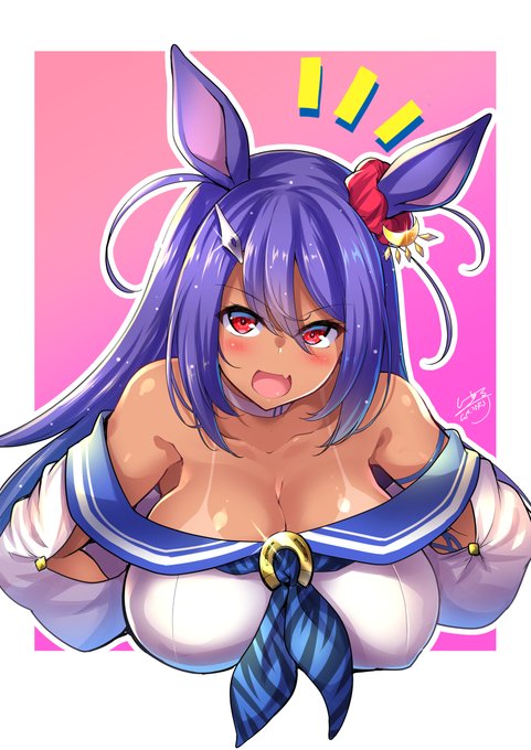 新ヒシアマ姐さんサポカ、これ初期案のじゃん…! 