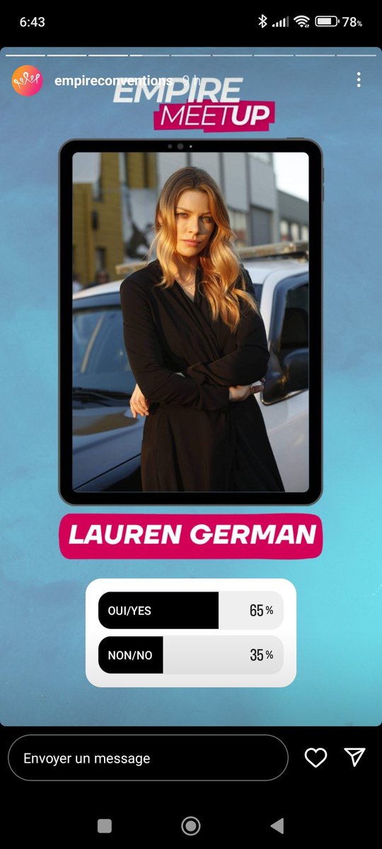 Hello everyone, maybe we have a chance to meet Lauren in Paris 🤞🤞🤞🤞 so excited 🎉