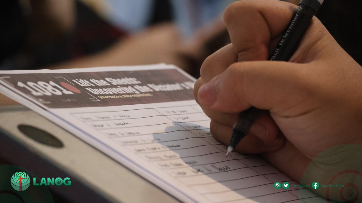 lanogccad's tweet photo. TAN-AWA | Annual 1081 Exhibit launches to commemorate Martial Law victims
The sixth annual 1081 Exhibit, a commemorative event marking the 51st anniversary of the Martial Law declaration, was launched on September 18 at the Jose T. Joya Gallery.
#1081Exhibit
#Lanog https://t.co/ptH0hfI5cT