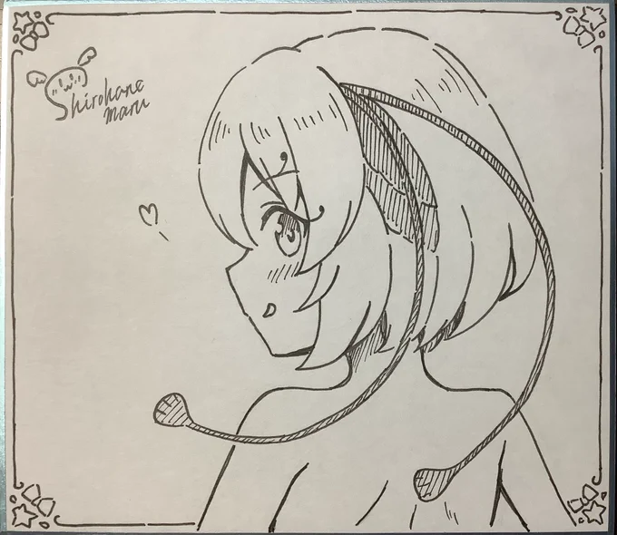 カンザシちゃん色紙 
