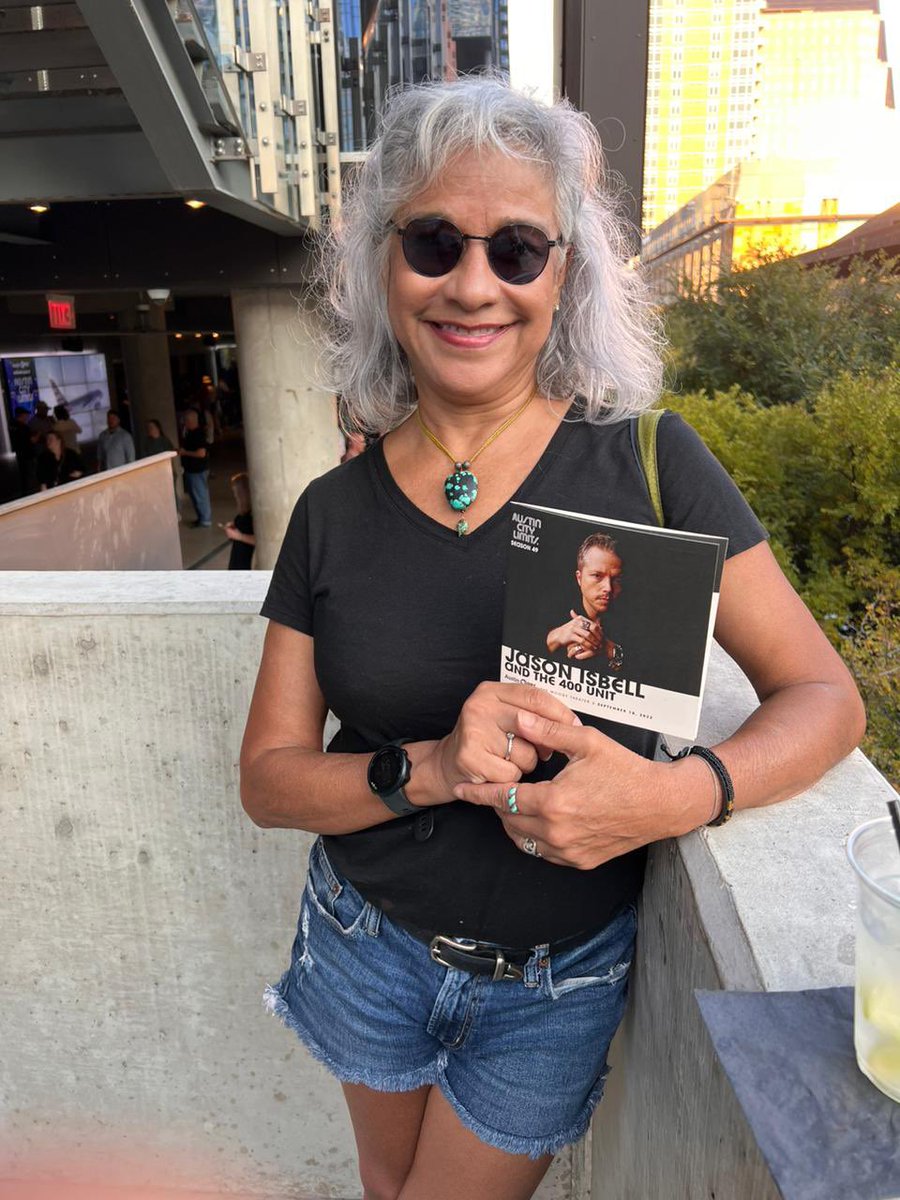 TrishFraga's tweet photo. Wow, show this eve in #ATX Live performance with #jasonisbell for #ACL city limit show. Amazing. #KLRU #PBS https://t.co/O5iOGltZ75