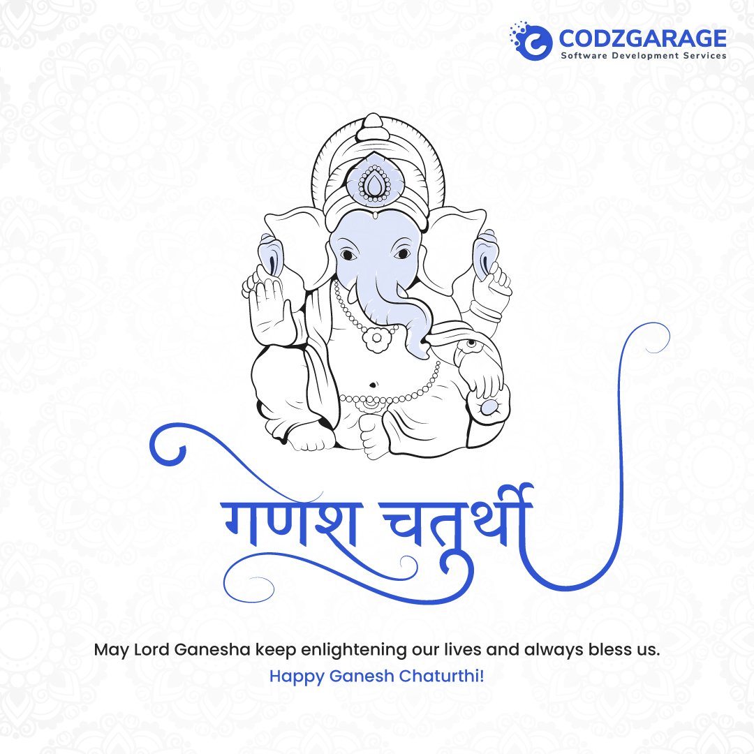 Codzgarage's tweet image. 🙏गणपति बप्पा मोरया!🙏
🏵May the blessings of Lord Ganesh fill your life with joy, prosperity, and wisdom. Happy Ganesh Chaturthi to all!💫
#GaneshChaturthi #Blessings #NewBeginnings #Success #Prosperity #festivalsofindia #ganeshchaturthi2023 #indianculture #ganapathibappa