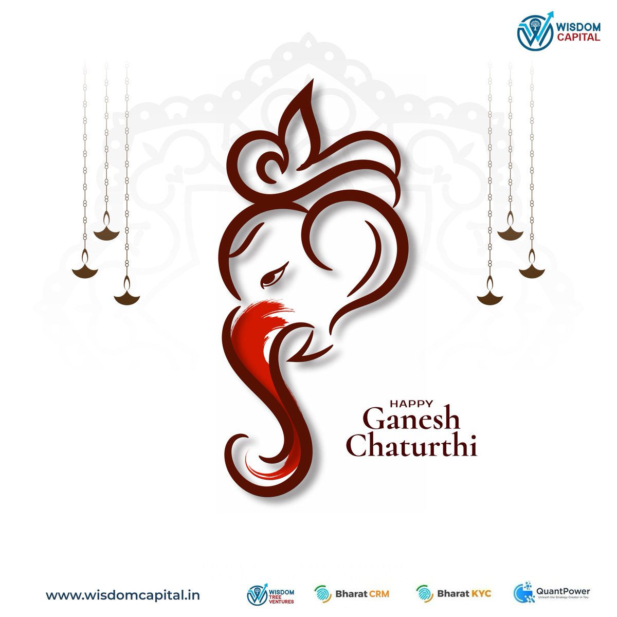 May the remover of obstacles, Lord Ganesha, bless you with good fortune and happiness. Ganpati Bappa Morya!